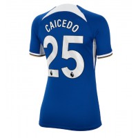 Zenski Nogometni Dres Chelsea Moises Caicedo #25 Domaci 2023-24 Kratak Rukav